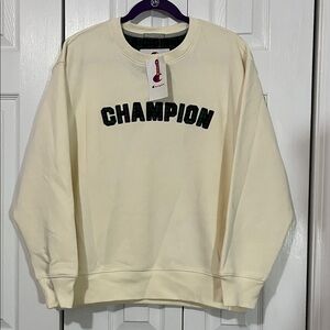 Champion Cream Crewneck Sweater